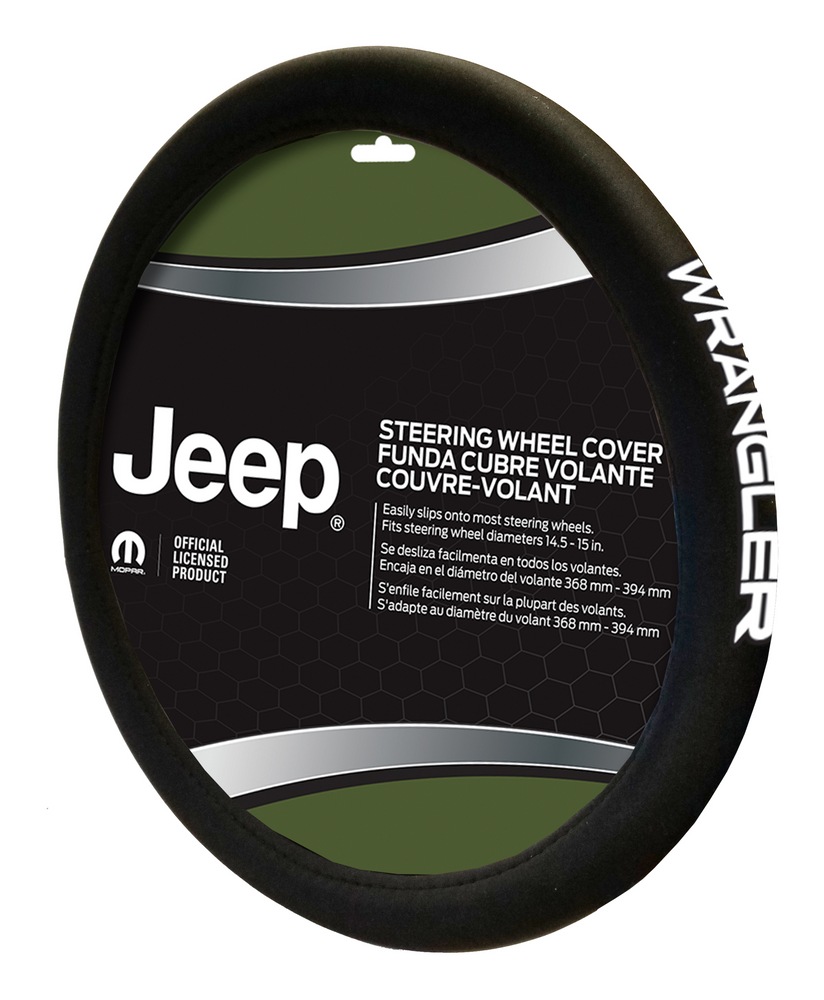 Jeep Wrangler Neoprene Steering Wheel Cover, Black Canadian Tire