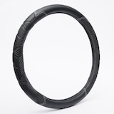 Dickies Truck Rubber Grips Steering Wheel Cover, Black Front_Three_Fourths_Angled_Right
