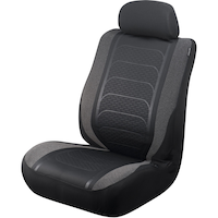 Type S FLEXKNIT Seat Cover, Black Front_Angled_Left