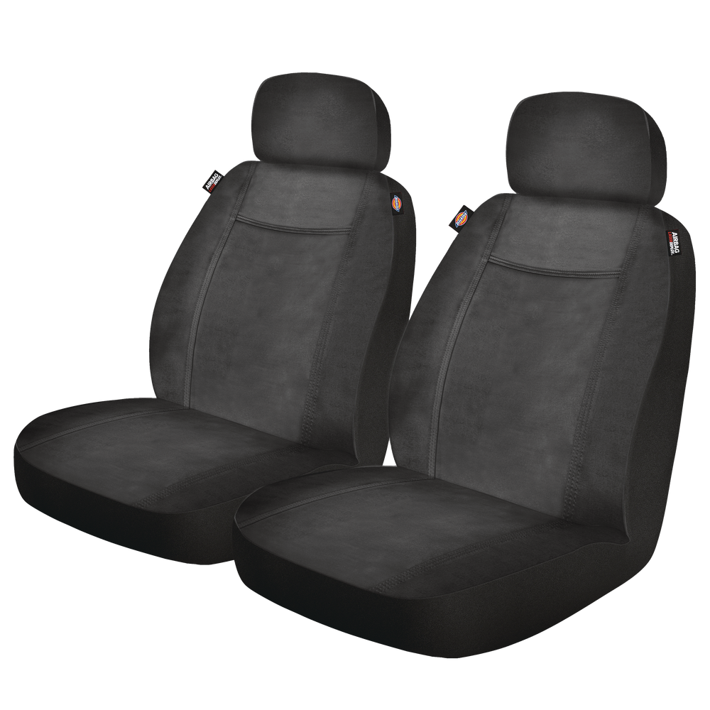 Dickies Puncture Resist Front Seat Cover, Black, 2-pk | Canadian Tire