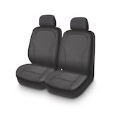 AutoTrends Jacquard Flex Fit Seat Cover, 2-pk Front_Three_Fourths_Angled_Left