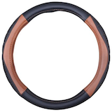 AutoTrends Glovebox Sport Faux Leather Steering Wheel Cover Front_Flat