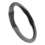 Browning Buckmark Branding Steering Wheel Cover, Chevron Heathered Grey Front_Angled_Right