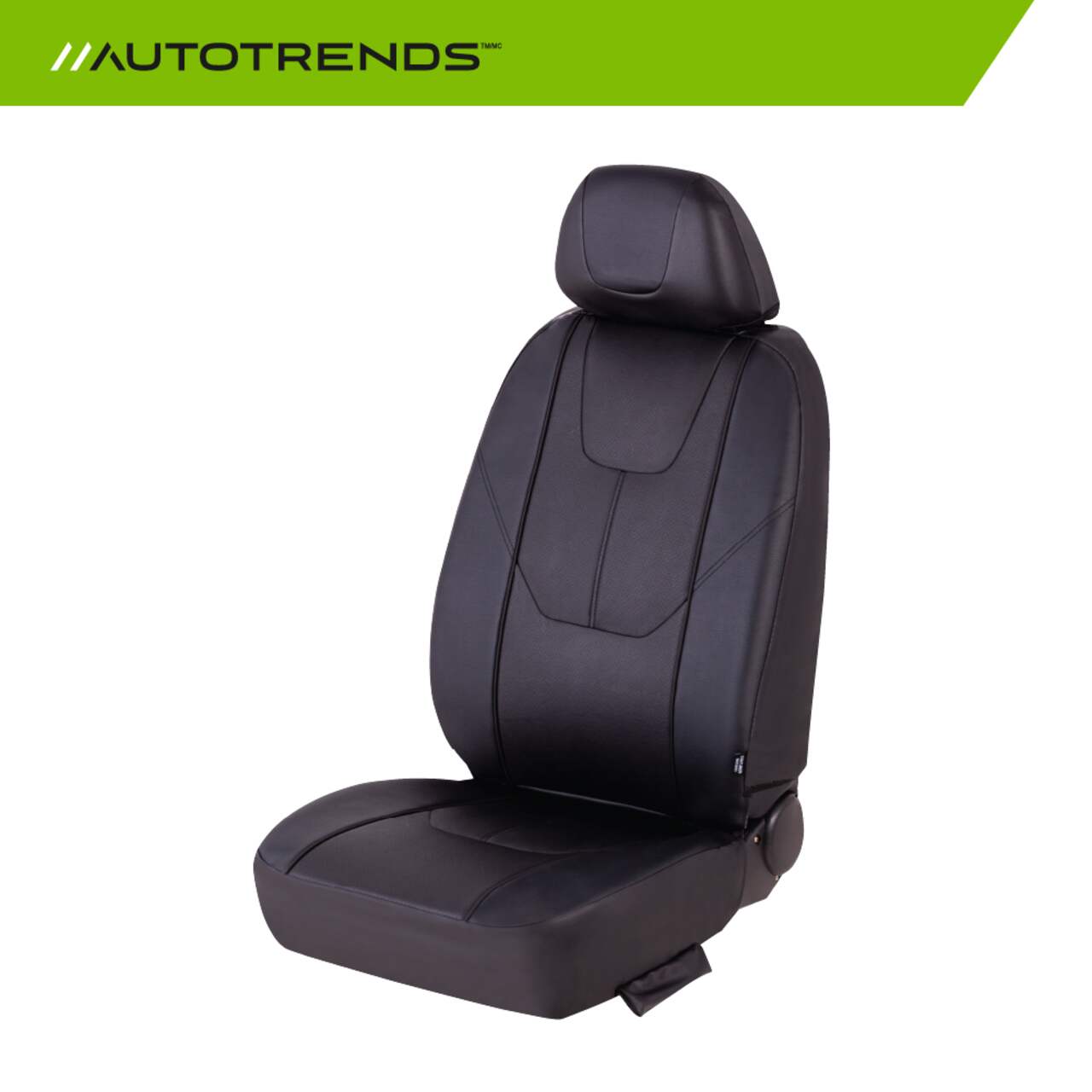 AutoTrends Flex Fit Perforated Leatherette Faux Leather Seat Cover Canadian Tire