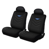 Housses de siège en similicuir Michelin, chevrons, paq. 2 Front_Three_Fourths_Angled_Left