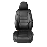 AutoTrends Premium Composite Leather Full Seat Cover Front_Elevated