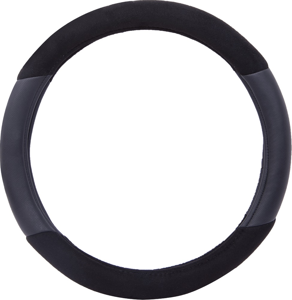 AutoTrends Deluxe Velour Steering Wheel Cover, Black Canadian Tire