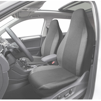AutoTrends Embossed Cotton Seat Cover, 2-pk Front_Angled_Left