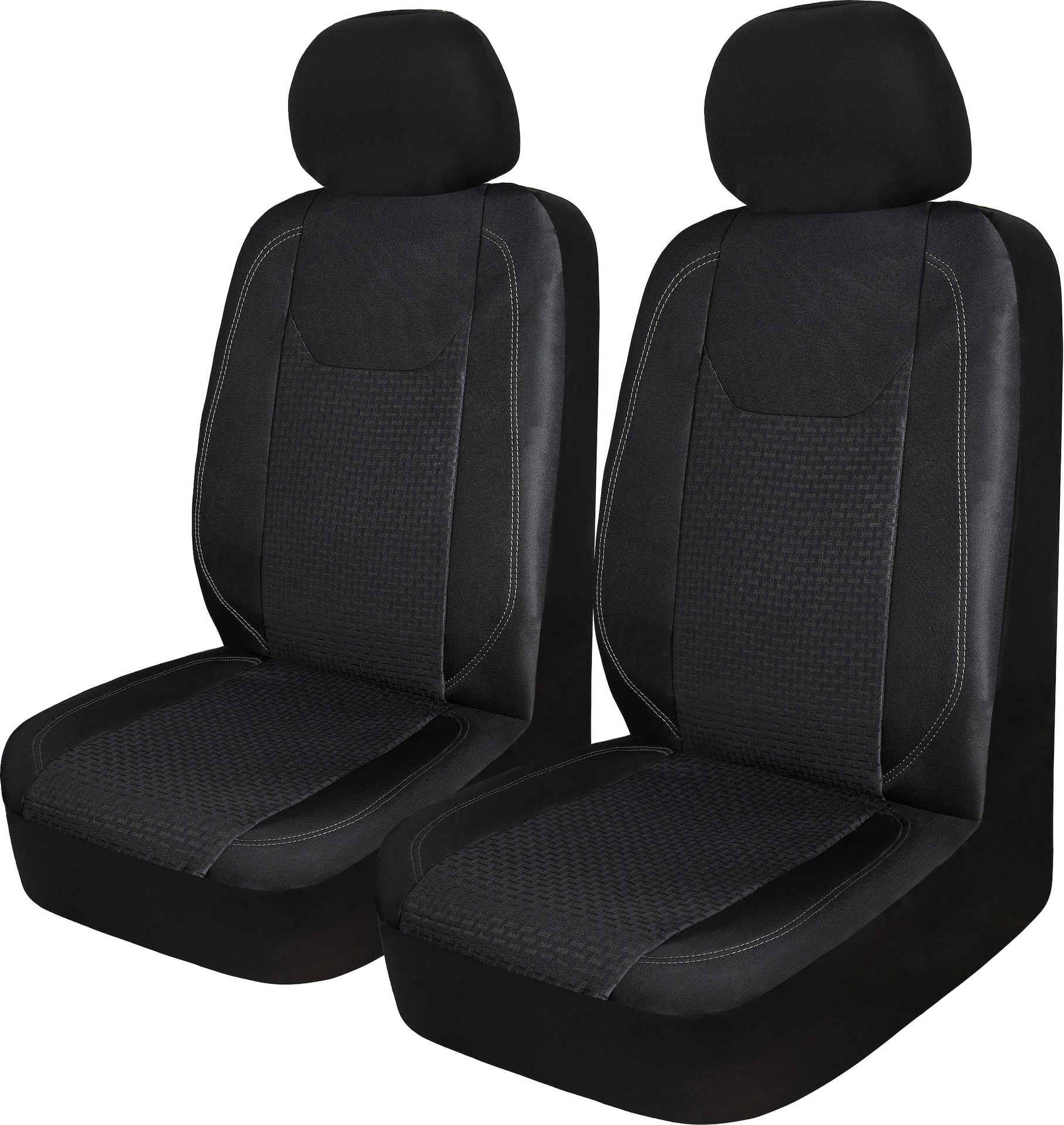 AutoTrends Jacquard Truck Seat Cover Black 2 pk Canadian Tire