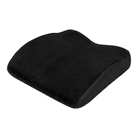 AutoTrends 2-in-1 Memory Foam Lumbar Back Seat Cushion Front_Three_Fourths_Angled_Left