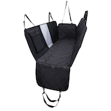 AutoTrends Rear Seat Pet Protector with Mesh Window, Black Front_Three_Fourths_Angled_Left