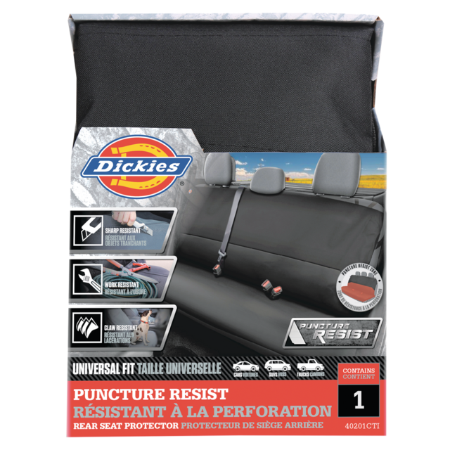 Dickies Puncture Resist Back Bench Seat Cover, Black Canadian Tire