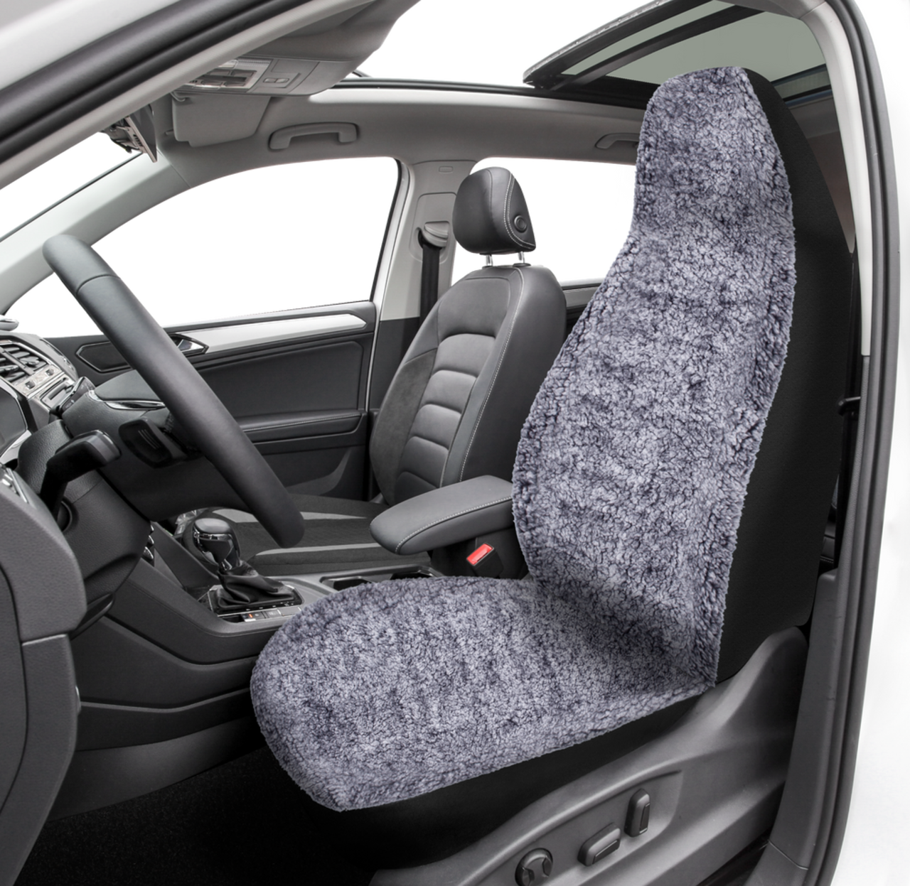 AutoTrends High Back Sherpa Seat Cover Dark Grey Canadian Tire