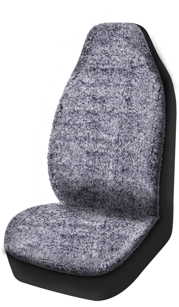 AutoTrends High Back Sherpa Seat Cover, Dark Grey Canadian Tire