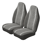 Housses de siège complètes en similicuir AutoTrends pour banquette arrière,  noir