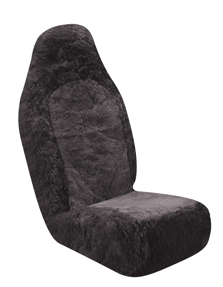 Sheepskin Low Back Black Seat Cover Canadian Tire