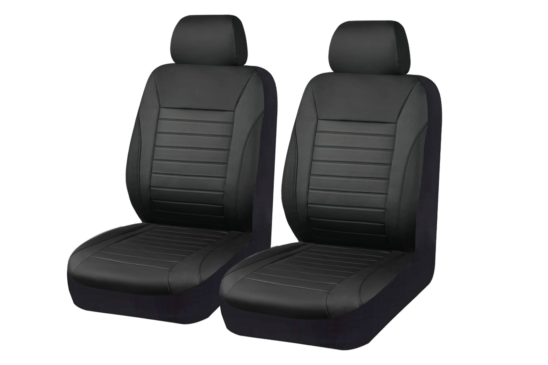 AutoTrends Embossed Premium Stripe Seat Cover, Black, 2-pk | Canadian Tire