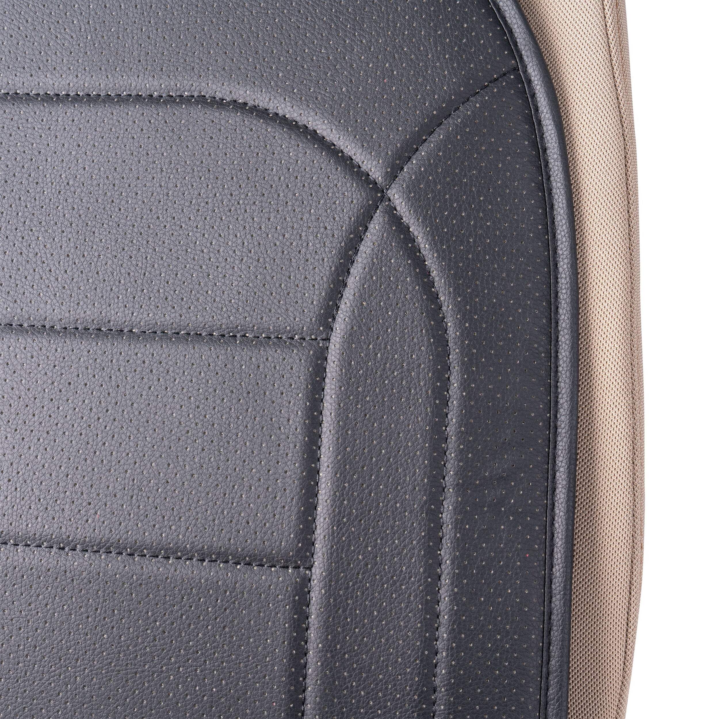 AutoTrends Faux Leather Full Seat Cushion with Buckles Canadian Tire