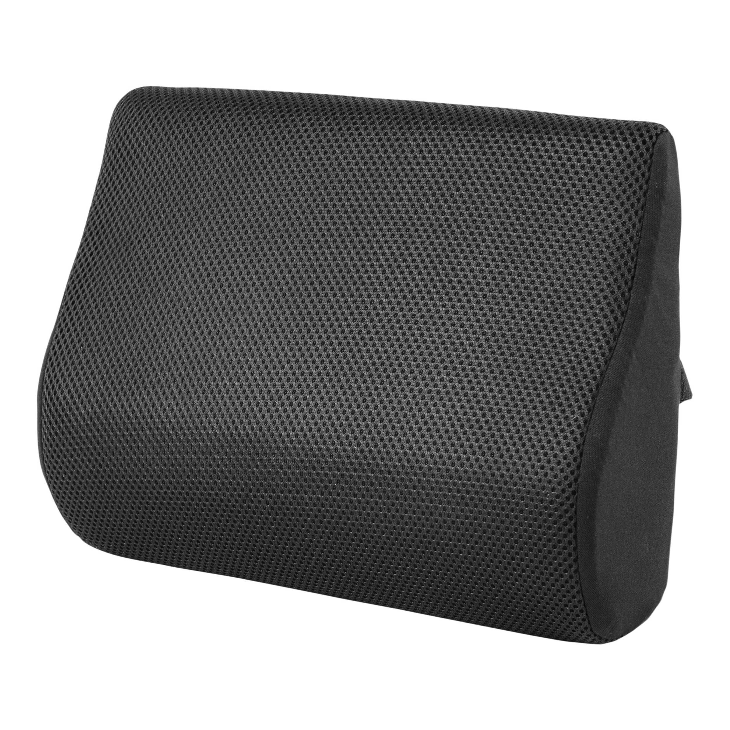AutoTrends Mini Memory Foam Lumbar Support Cushion Front_Three_Fourths_Angled_Left
