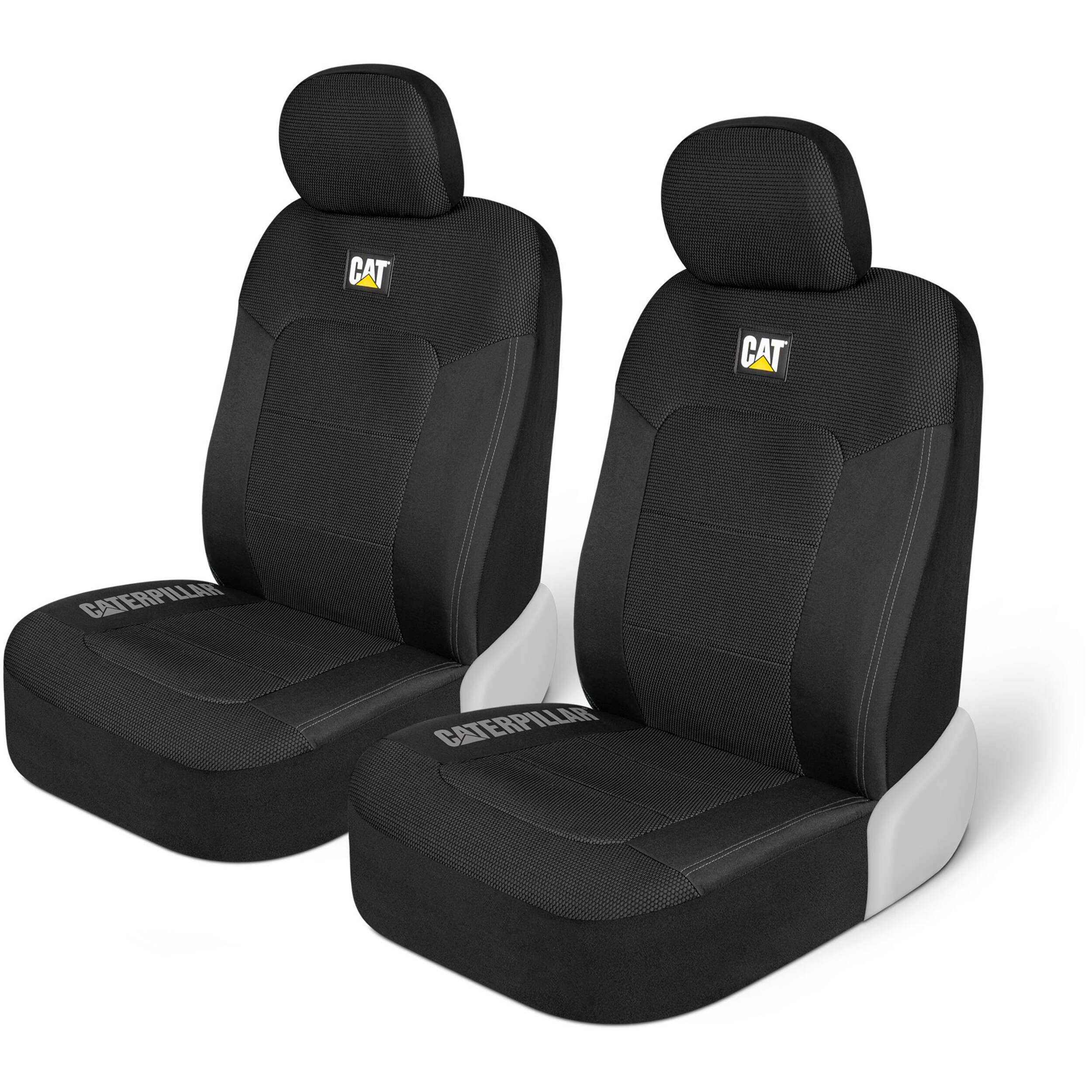 CAT Mesh Flex Seat Cover, Black, 2-Pk Front_Three_Fourths_Angled_Left