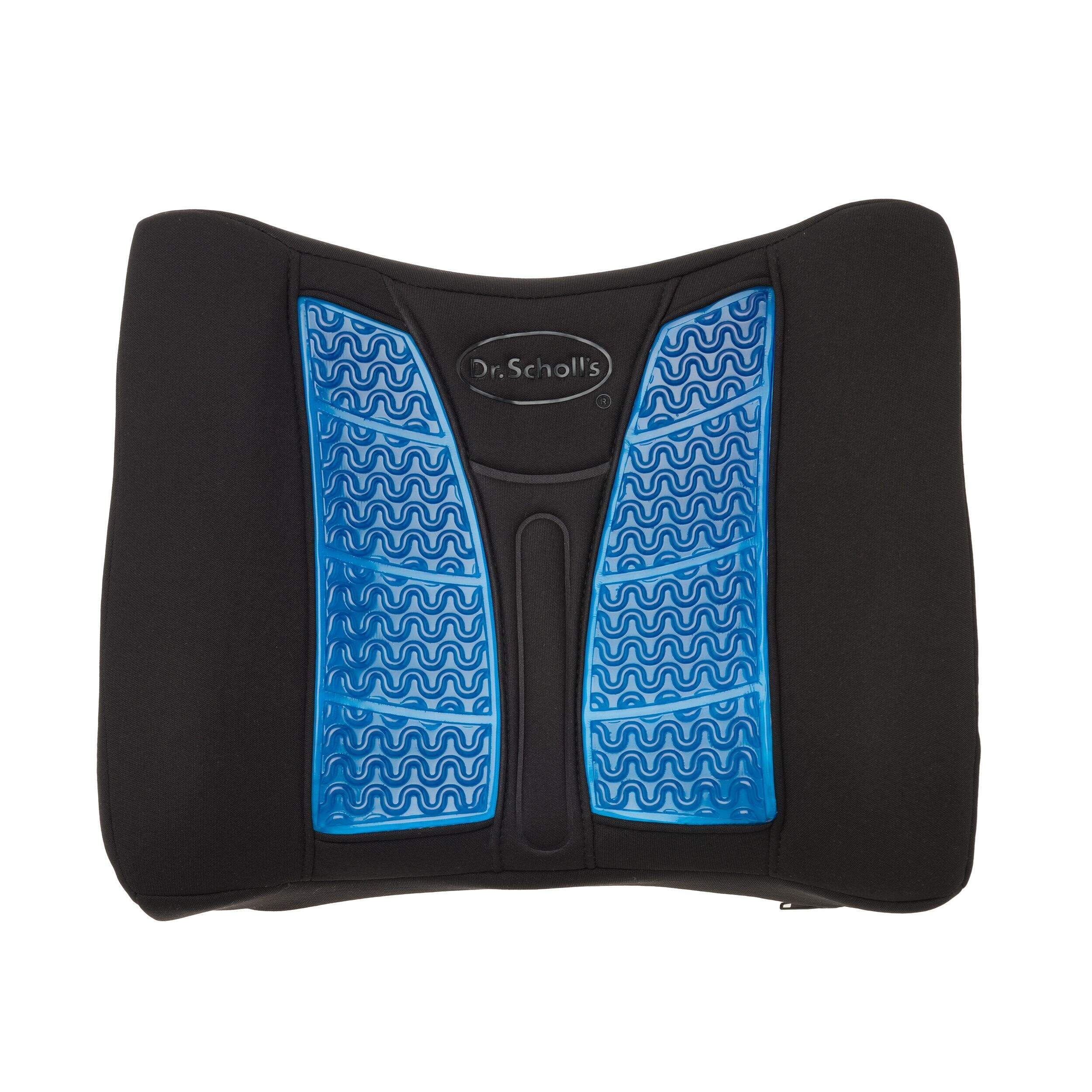 Dickies Dr. Scholls Memory Foam with Massaging Gel Lumbar Seat Cushion Overhead_Flat