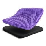 AutoTrends Portable XL 2-Layer 3D Gel Seat Cushion, Black Composite_or_Mixed