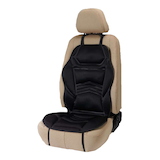 Heatech 6 Motor Massage and Heat Seat Cushion, Black Front_Three_Fourths_Angled_Left