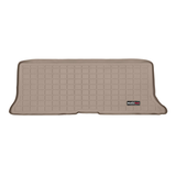 WeatherTech® Custom Cargo Liner, Behind 3rd Row Seating, Tan Overhead_Flat
