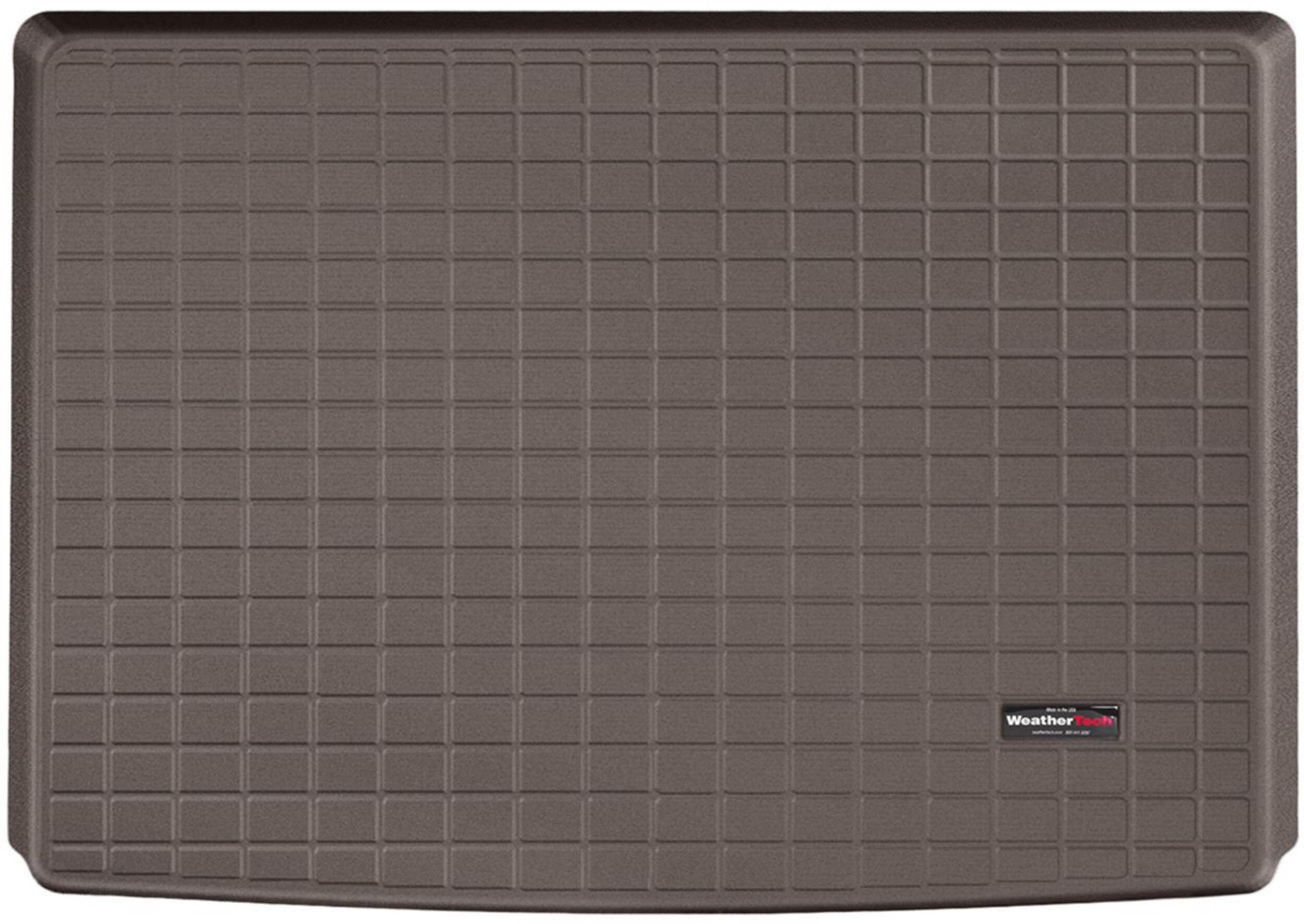 WeatherTech® Custom Trunk Cargo Liner, Behind 2nd Row Seating, Cocoa Overhead_Flat