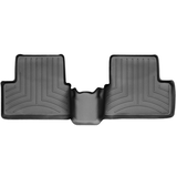 WeatherTech® Custom Rear FloorLiner™, Black Overhead_Flat