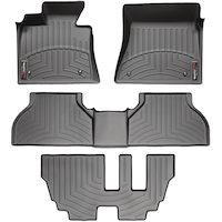 WeatherTech® Custom One-Piece Rear & 3rd Row FloorLiner¿ Kit, Black