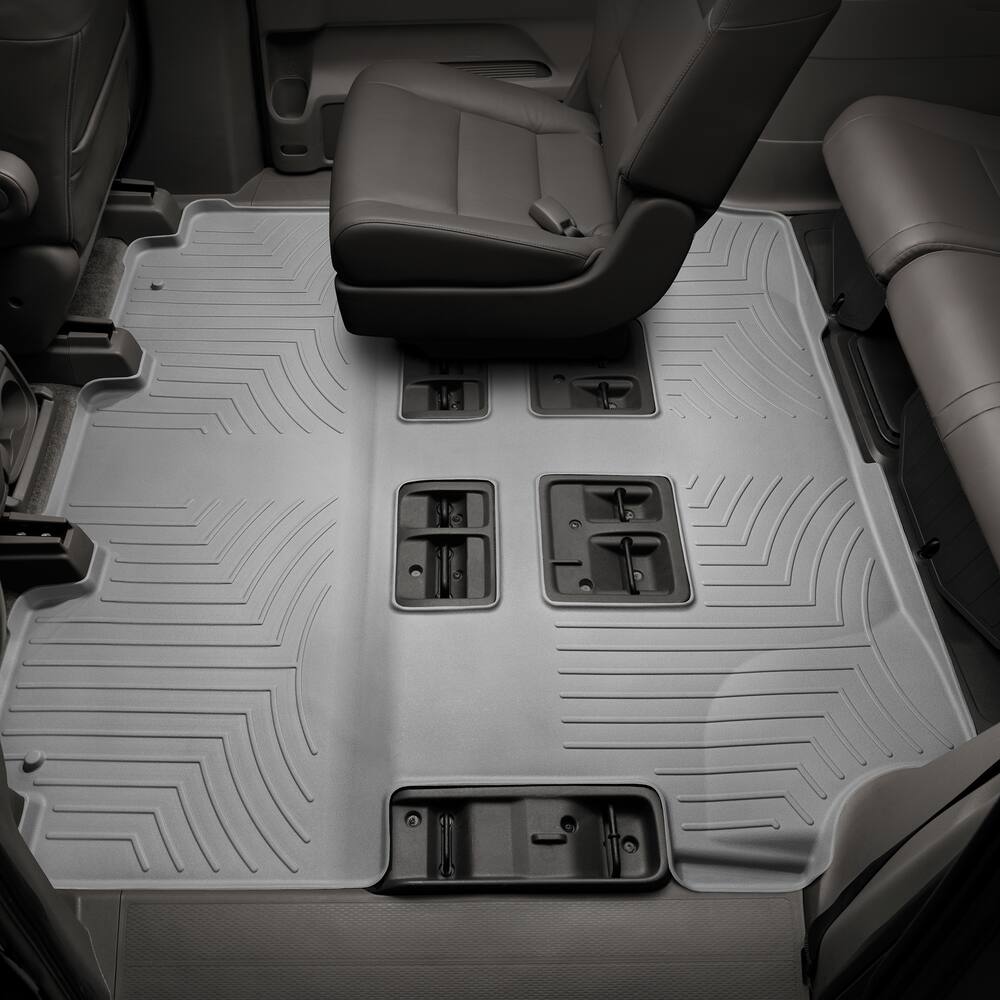 WeatherTech® Custom One Piece Rear & 3rd Row Seating FloorLiner™ Kit ...