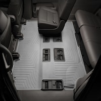WeatherTech® Custom One Piece Rear & 3rd Row Seating FloorLiner¿ Kit, Grey