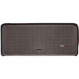 WeatherTech® Custom Trunk Cargo Liner, Behind 3rd Row Seating, Black Overhead_Flat
