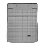 WeatherTech® Custom Trunk Cargo Liner, Behind 2nd Row Seating, Grey Overhead_Flat