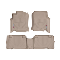 WeatherTech® Custom Front and Rear FloorLiner¿ Kit, Tan