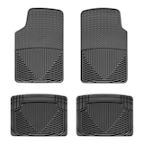 WeatherTech® All-Weather Mats Set, Black Overhead_Flat