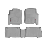 WeatherTech® Front & Rear FloorLiner™ Kit, Grey Overhead_Flat
