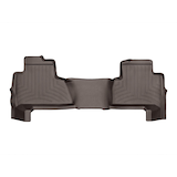 WeatherTech® Custom Rear Seat FloorLiner™, Cocoa Overhead_Flat