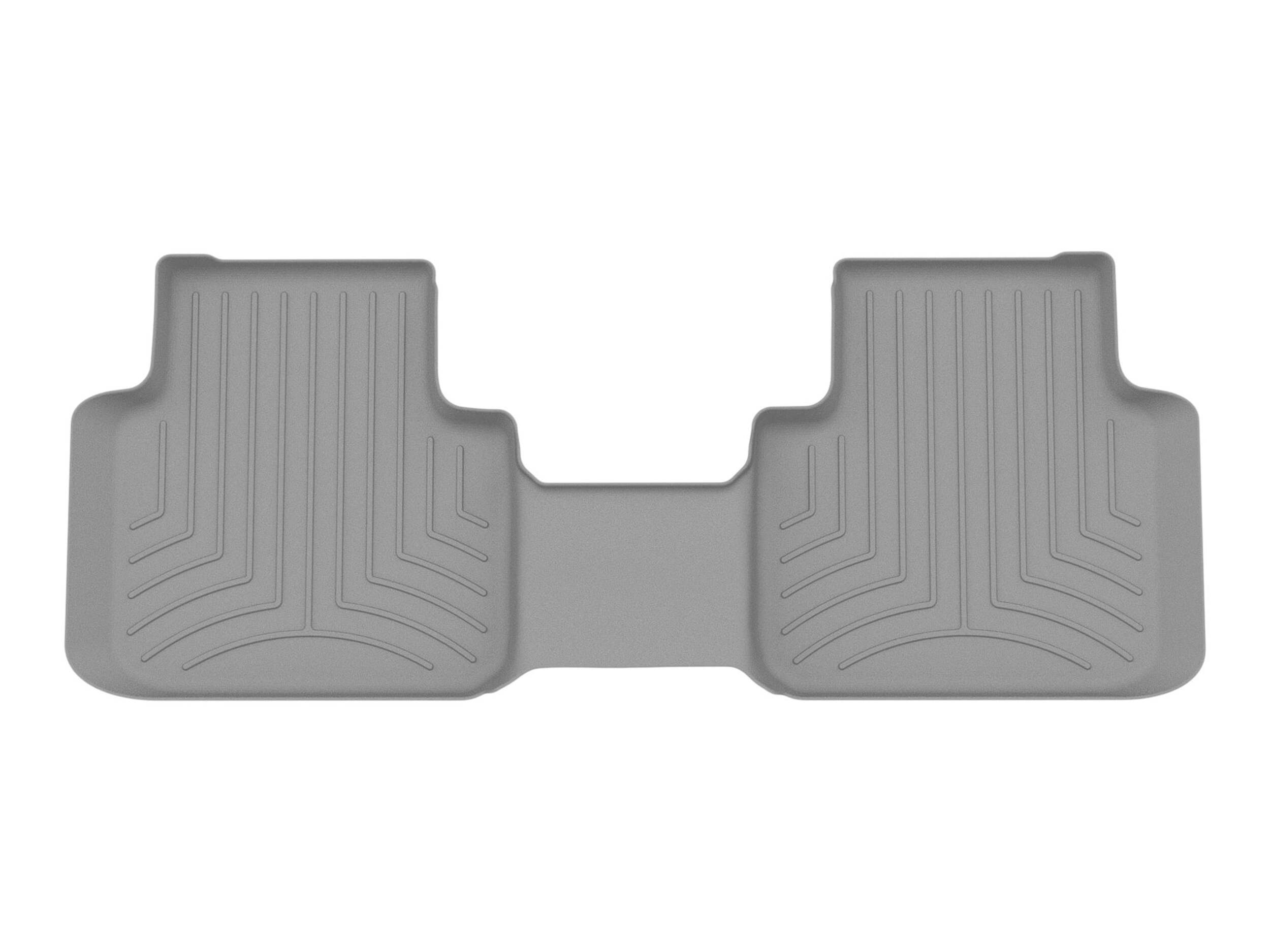 WeatherTech FloorLiner HP for Second Row Seats, Grey Overhead_Flat