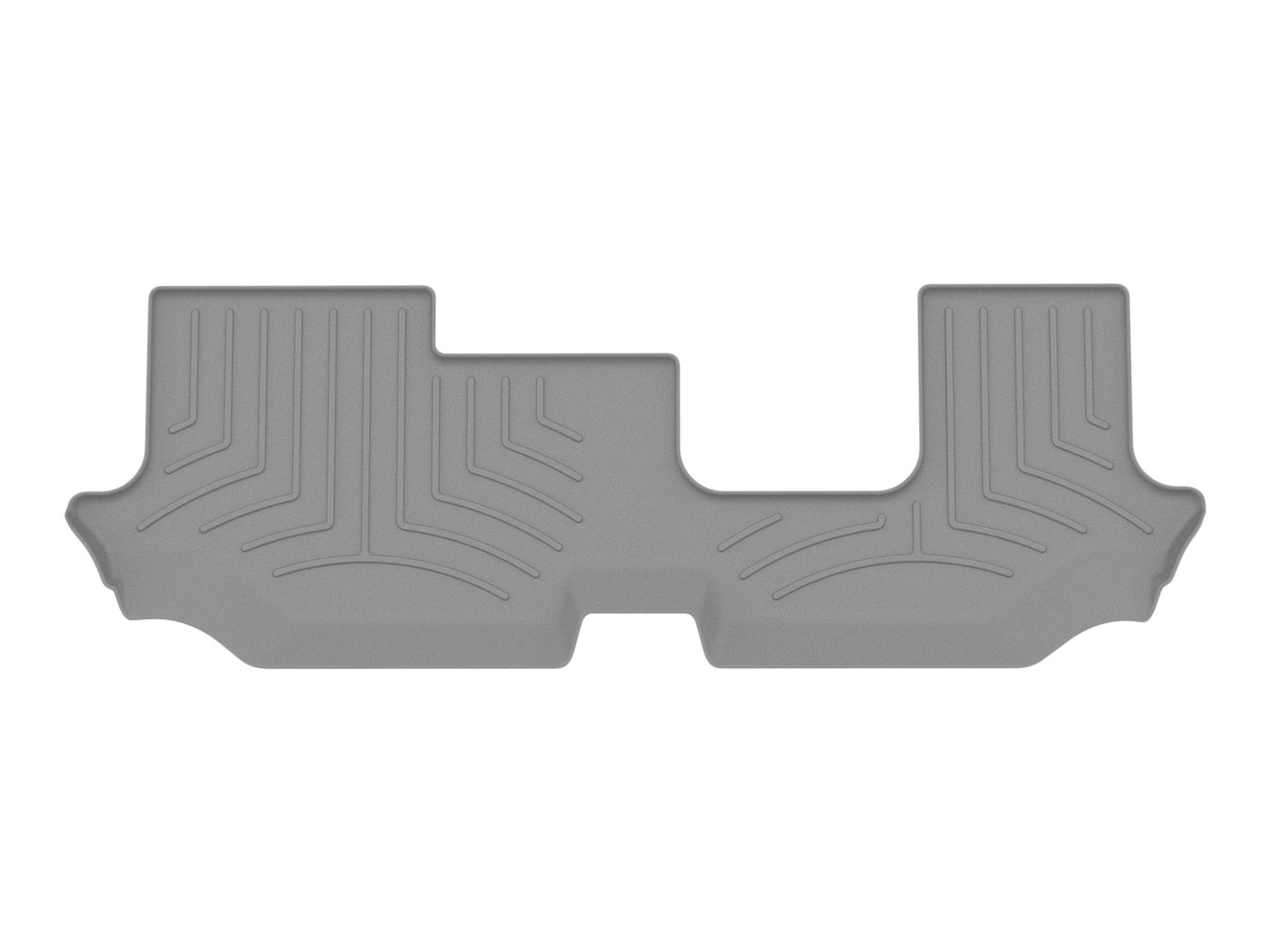WeatherTech FloorLiner HP for Third Row Seats, Grey Overhead_Flat