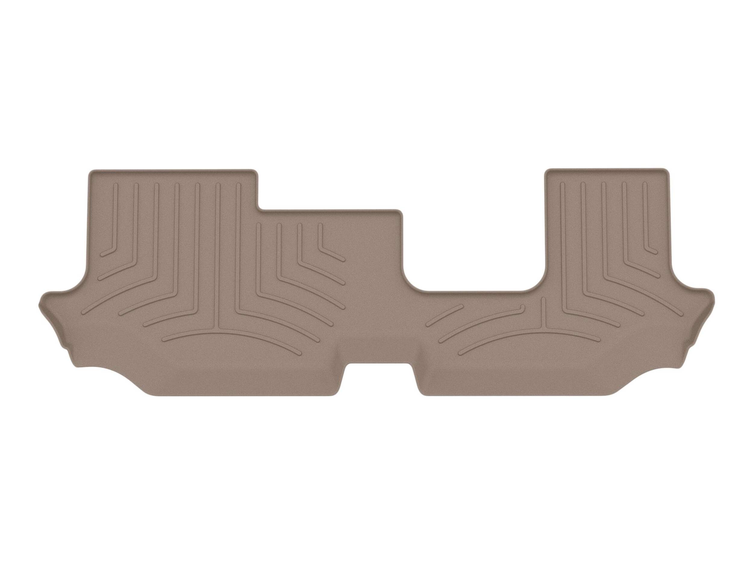WeatherTech FloorLiner HP for Third Row Seats, Tan Overhead_Flat