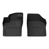 WeatherTech FloorLiner HP for Front Row Seats, Black Overhead_Flat