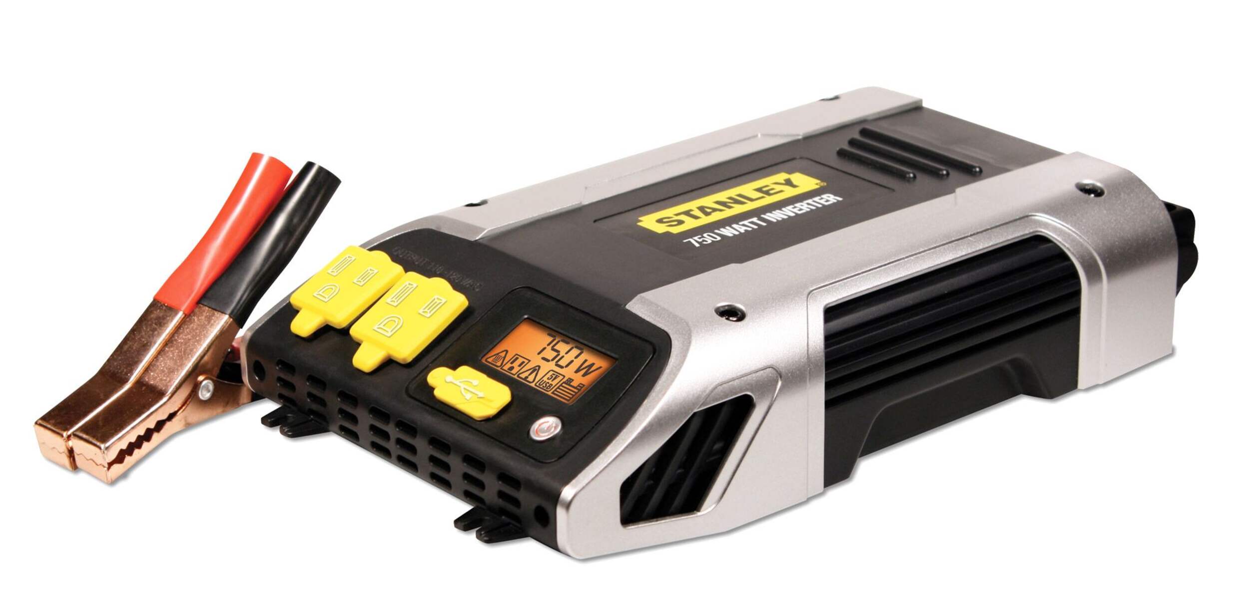 Stanley 750W Portable Power Outlet Front_Angled_Left