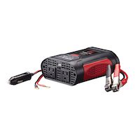 MotoMaster 500W Intelligent Inverter with USB Port, Power-On Indicator Front_Three_Fourths_Angled_Left