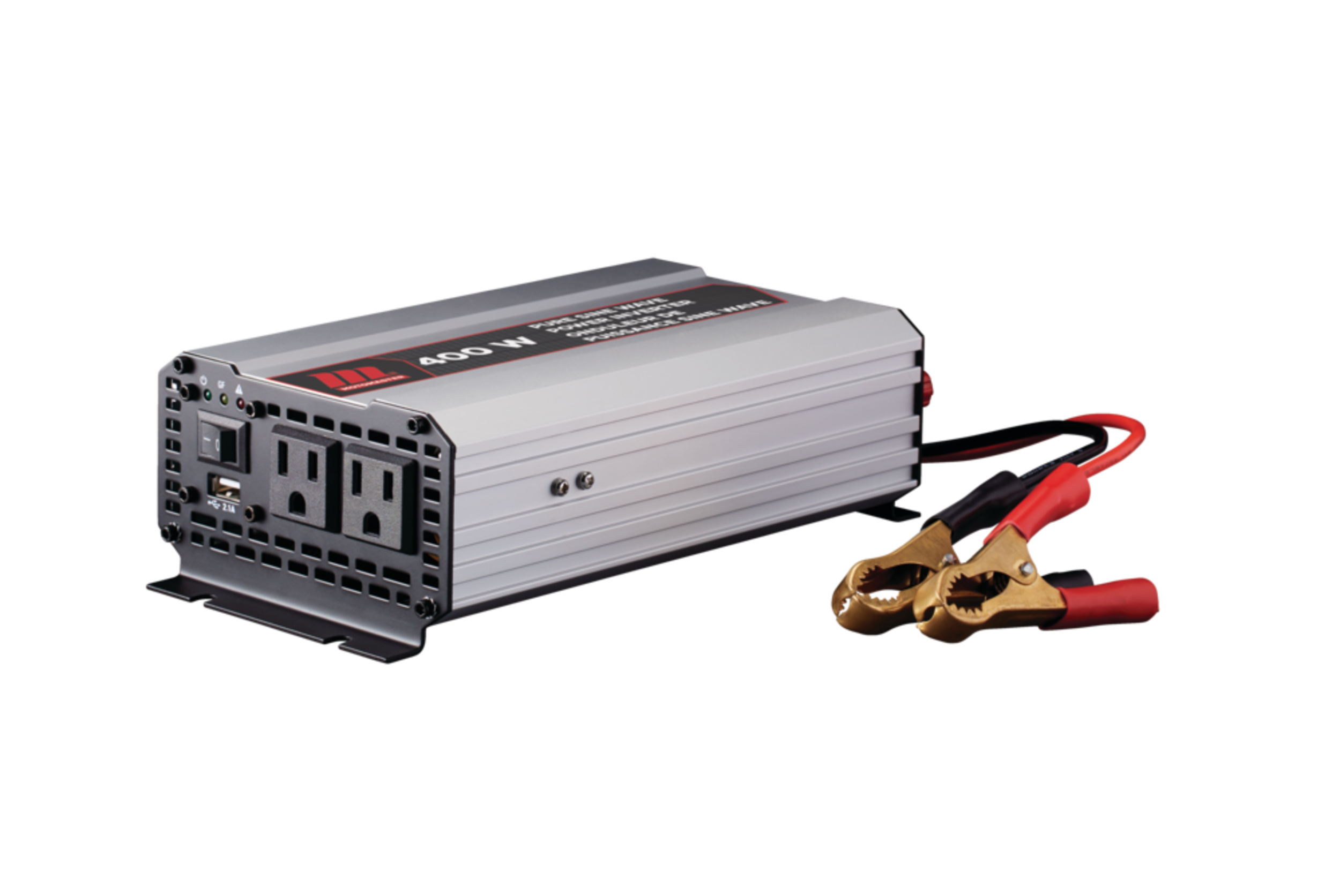 MotoMaster Eliminator 400W Power Inverter with USB Port, PowerOn