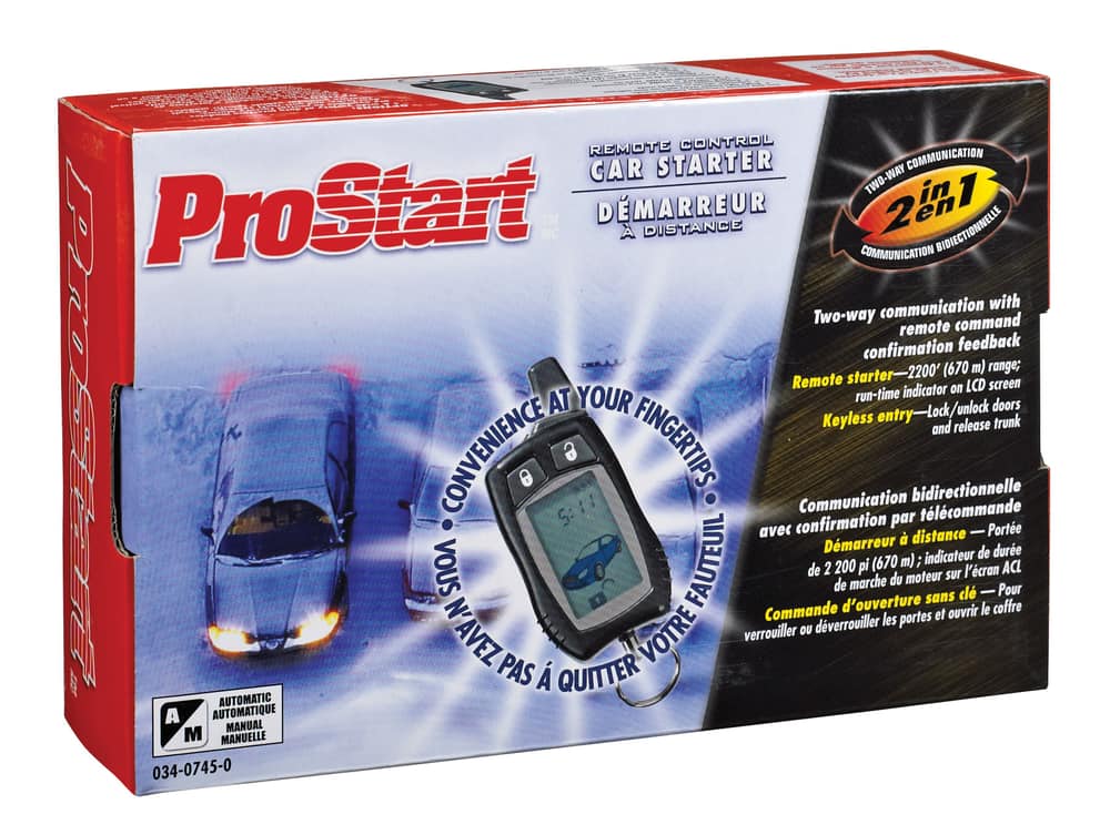 prostart remote car starter