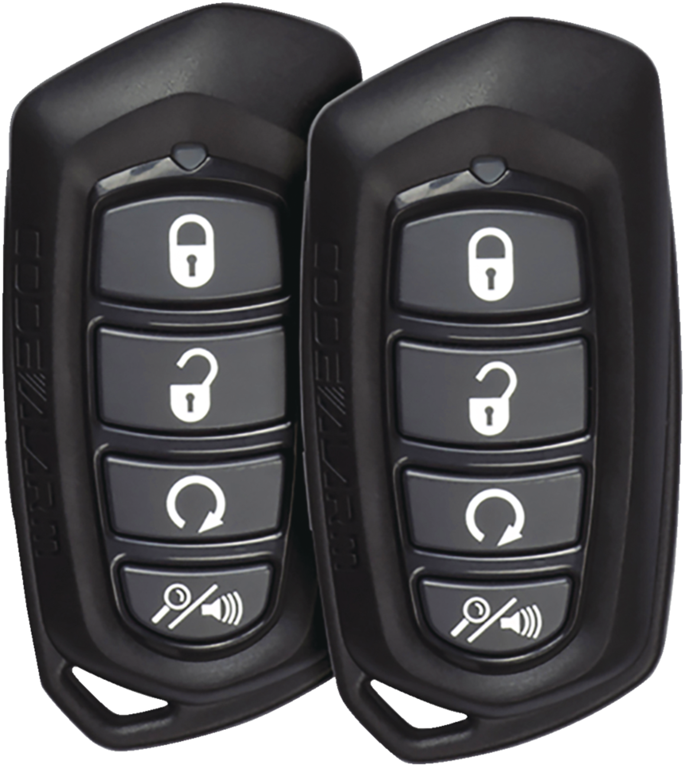 Directed Code Alarm 4-Button 1-Way Transmitter Remote Control, 2-Pk Front_Flat