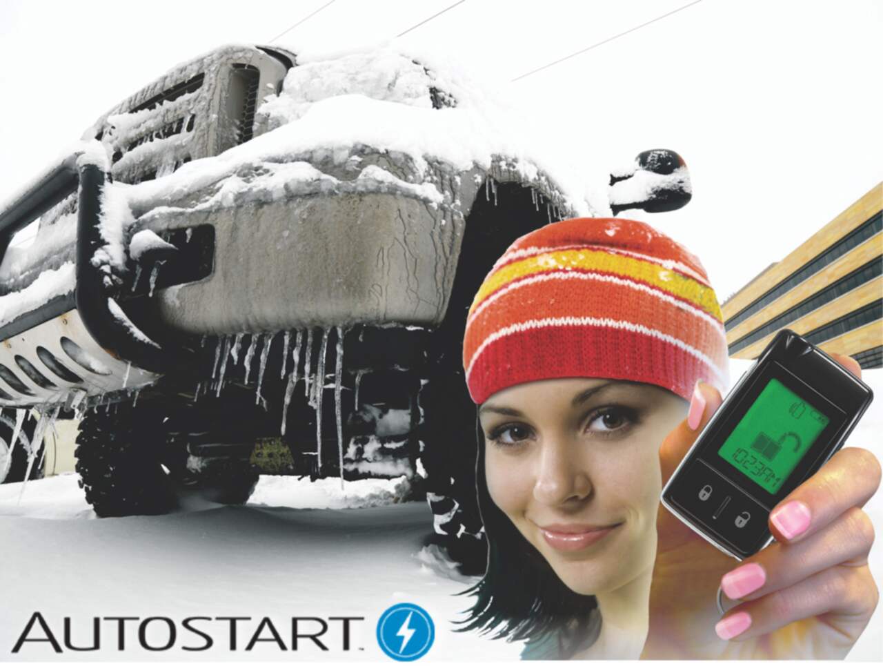 Autostart AS-2482TWS 2-Way LCD Remote Start System