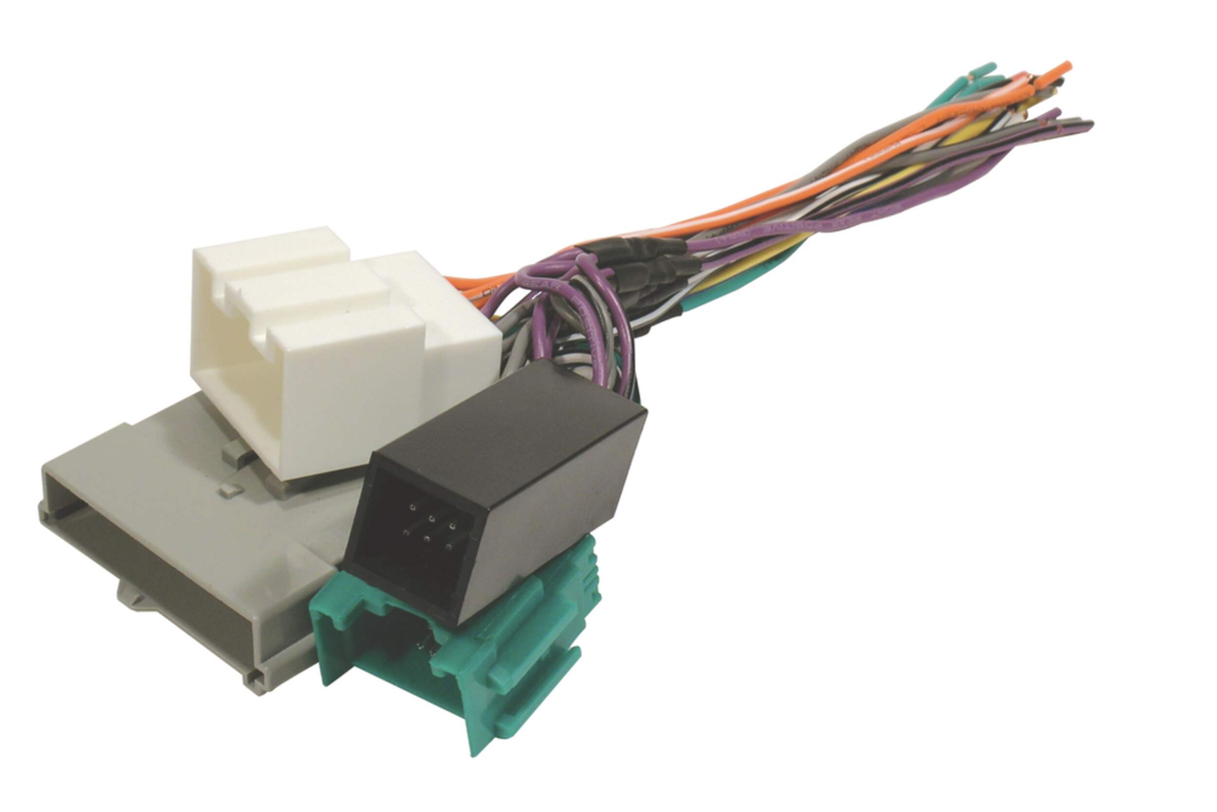 Scosche FDK106 Car Stereo Wiring Connector for 1994 and Up Ford Vehicles Front_Angled_Left